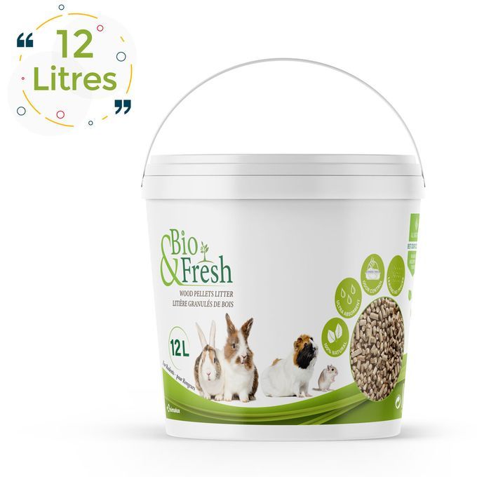 Fresh Litière granulés de bois BIO 12L
