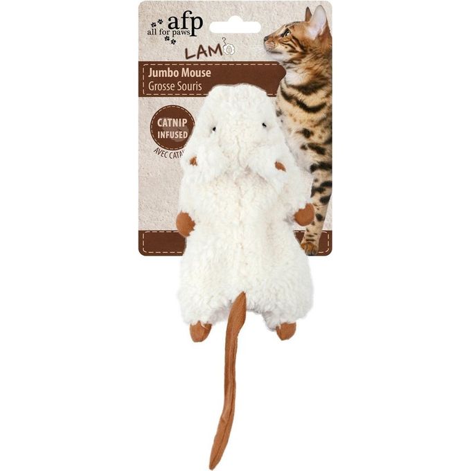 Grosse souris avec Catnip blanc