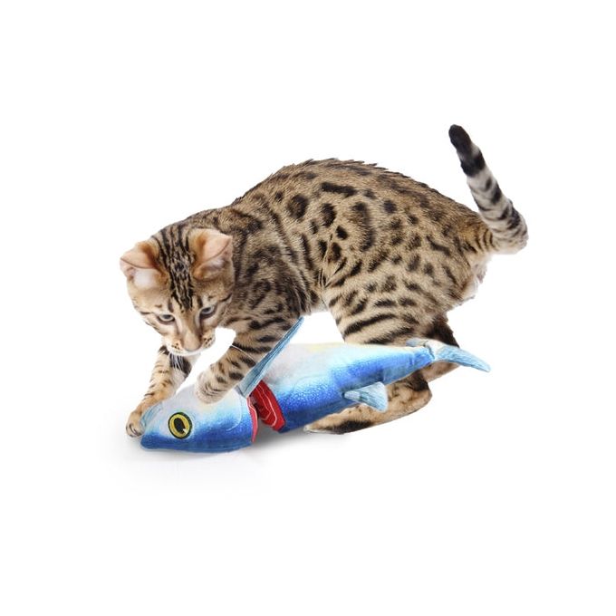 Peluche poisson mackereau haché