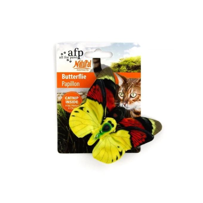 Jouet Papillon avec catnip