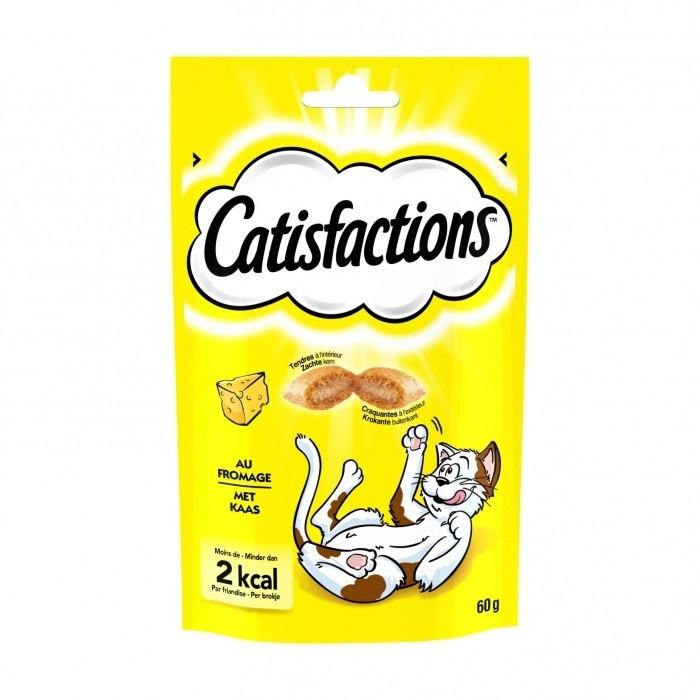 CATISFACTION Friandise Pour Chat Riche en Frommage 60gr