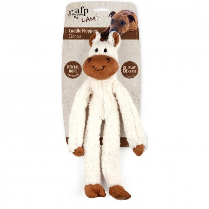 Peluche avec corde dentaire – mouton,cheval,singe blanc