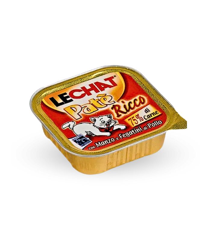 Pâté le chats au foie de bœuf et poulet 100 g