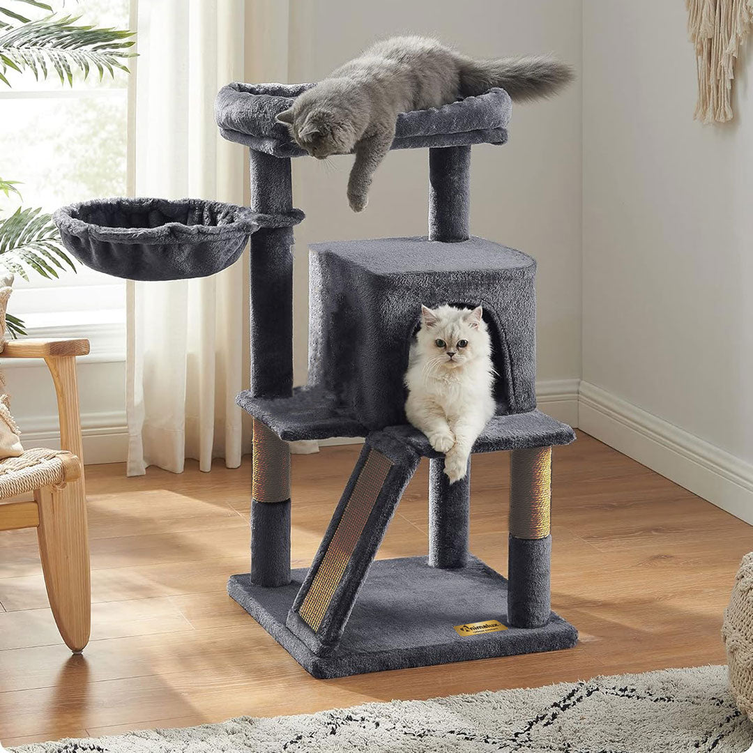 Arbre à chat de luxe avec hamac – 100 cm - ECO