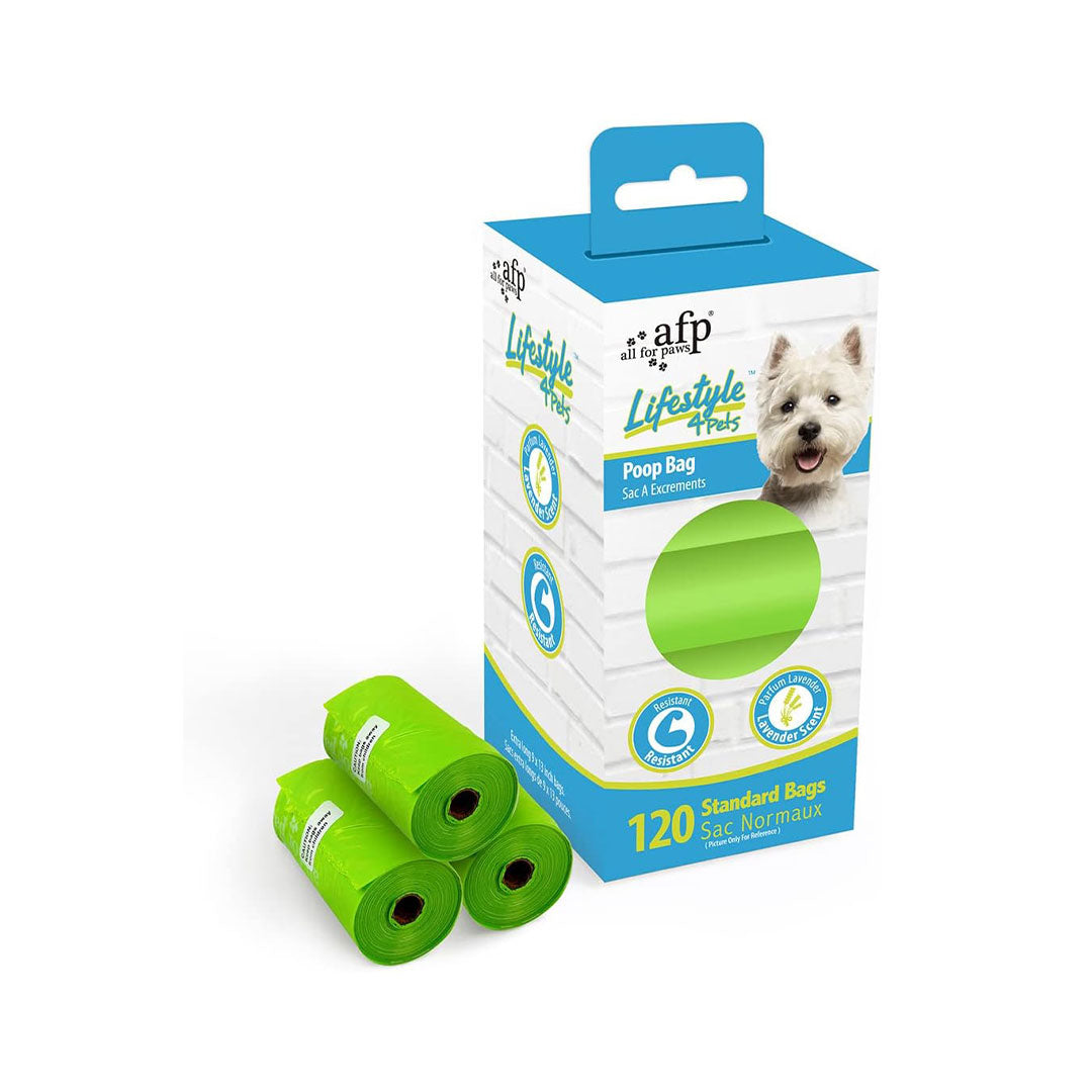 Ramasse-crottes senteur lavande 120 u , 8 rouleaux