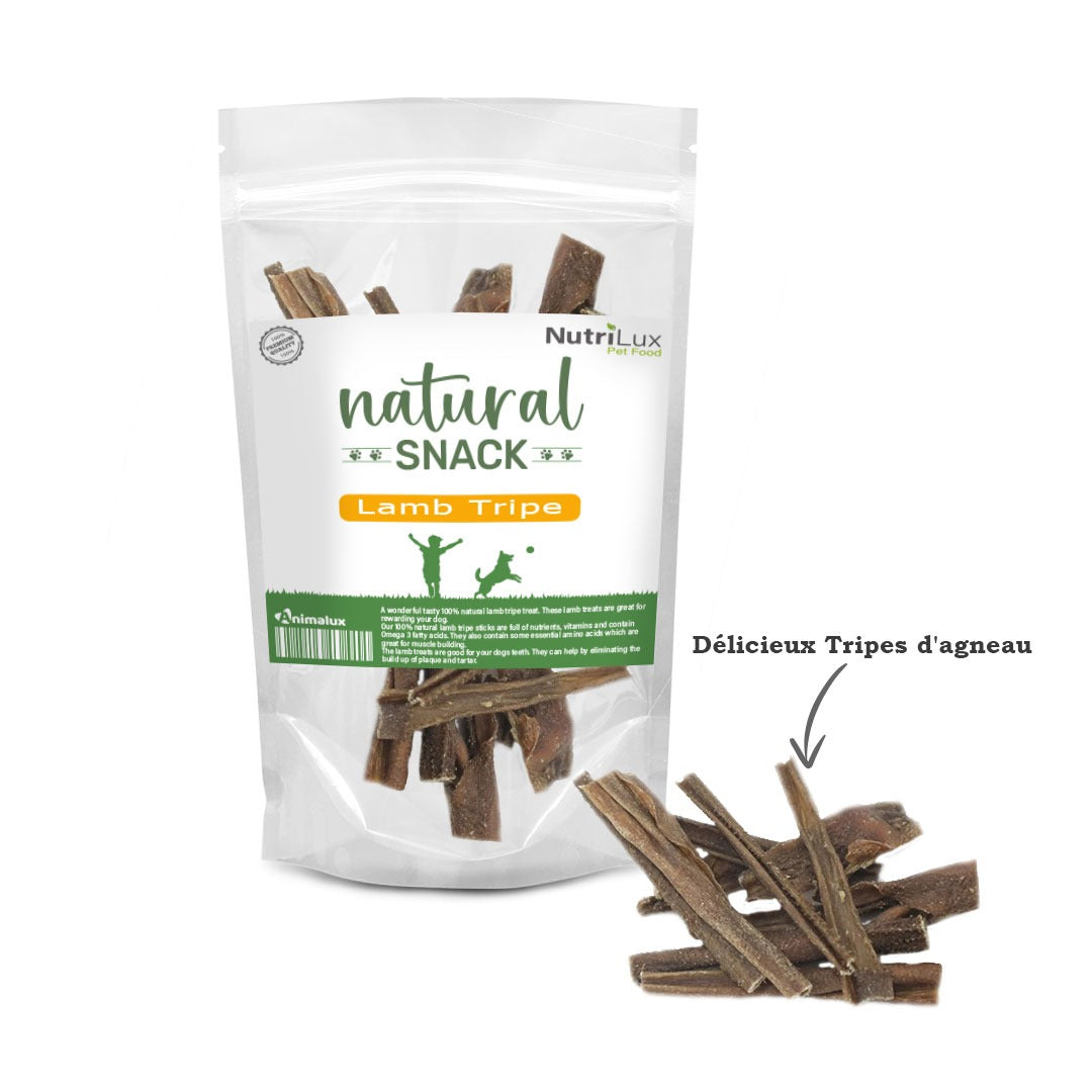 Nutrilux Naturel snack Lamb Tripe pour chien