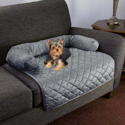 Tapis de lit pour chien gris