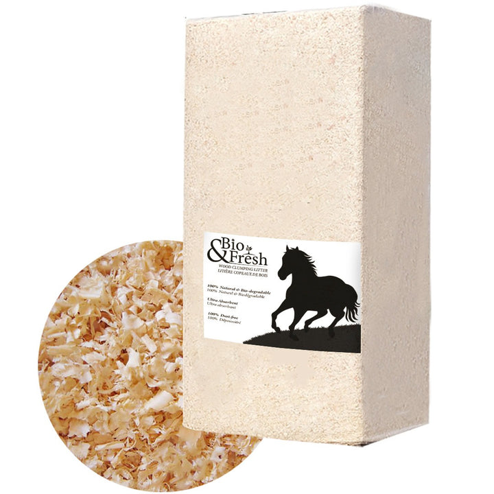 Litière Absorbante  pour chevaux en bois