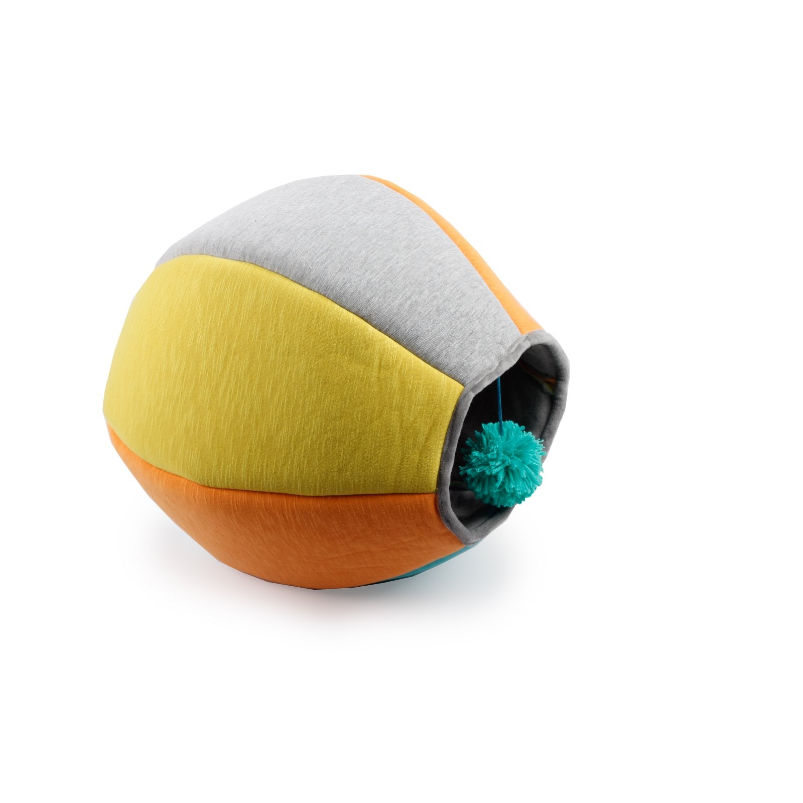 Cave cachette chat avec pompon