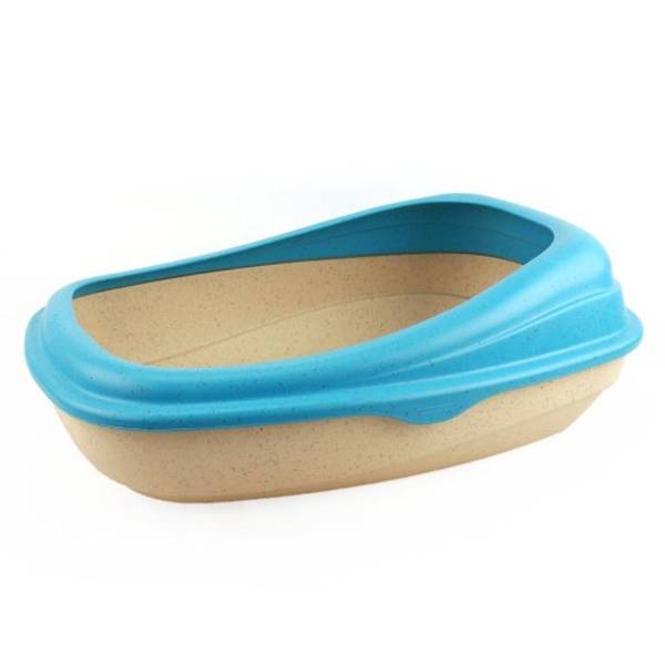 Bac à litière pour chat Beco bleu