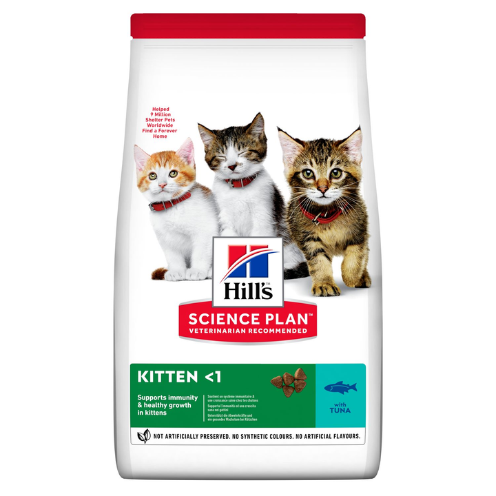 Hill’s Science Plan Aliment pour Chaton au Thon (1.5kg)
